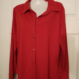 Liz Claiborne Red Blouse